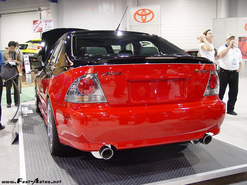 Lexus IS 430 on the auto show, rear