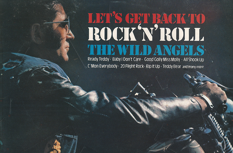Wild Angels - Let's Get Back To Rock'n'Roll (1975) sleeve scan front made into a thumbnail