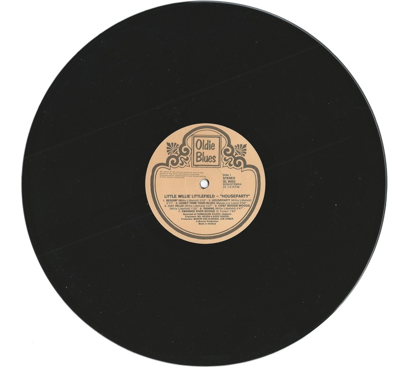 Houseparty vinyl disc scan