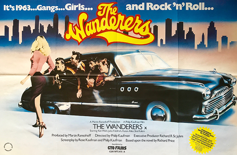 Poster of 1979 film Wanderers by Philip Kaufman resized into a thumb.