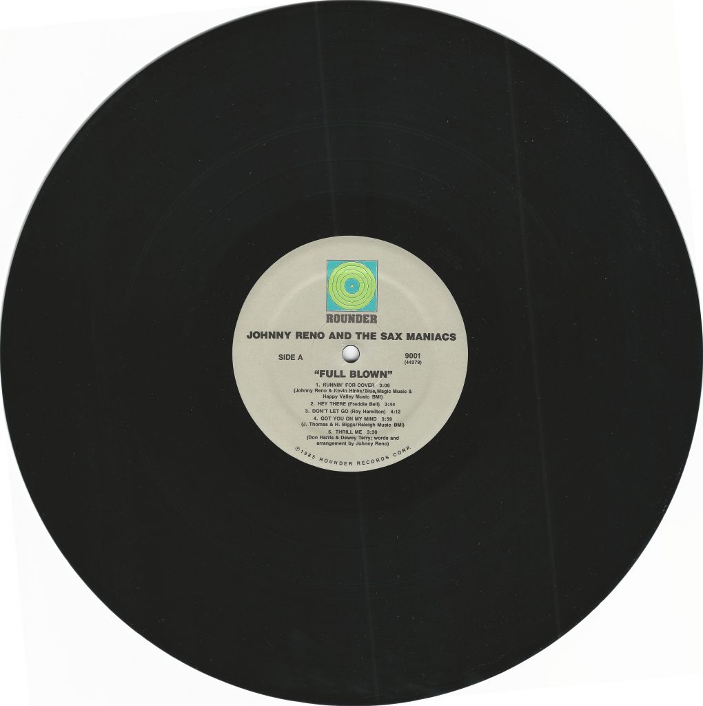 vinyl, Johnny Reno, Full Blown