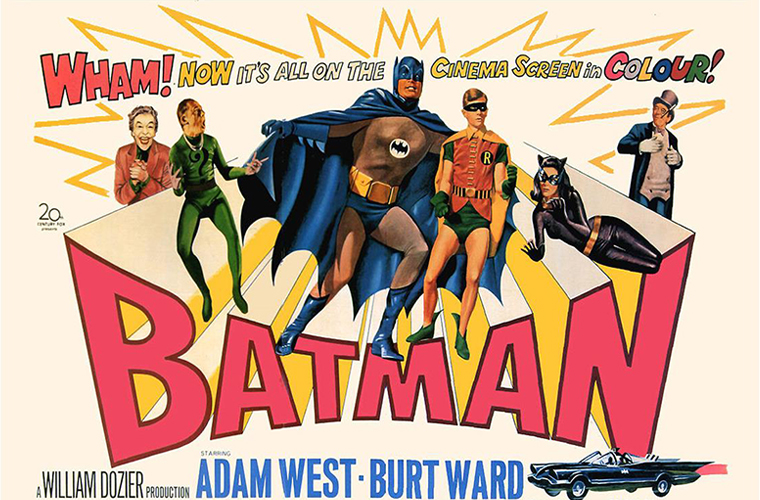 Постер фильма Бэтмэн 1966-ого года, переделанный в тамб для статьи.