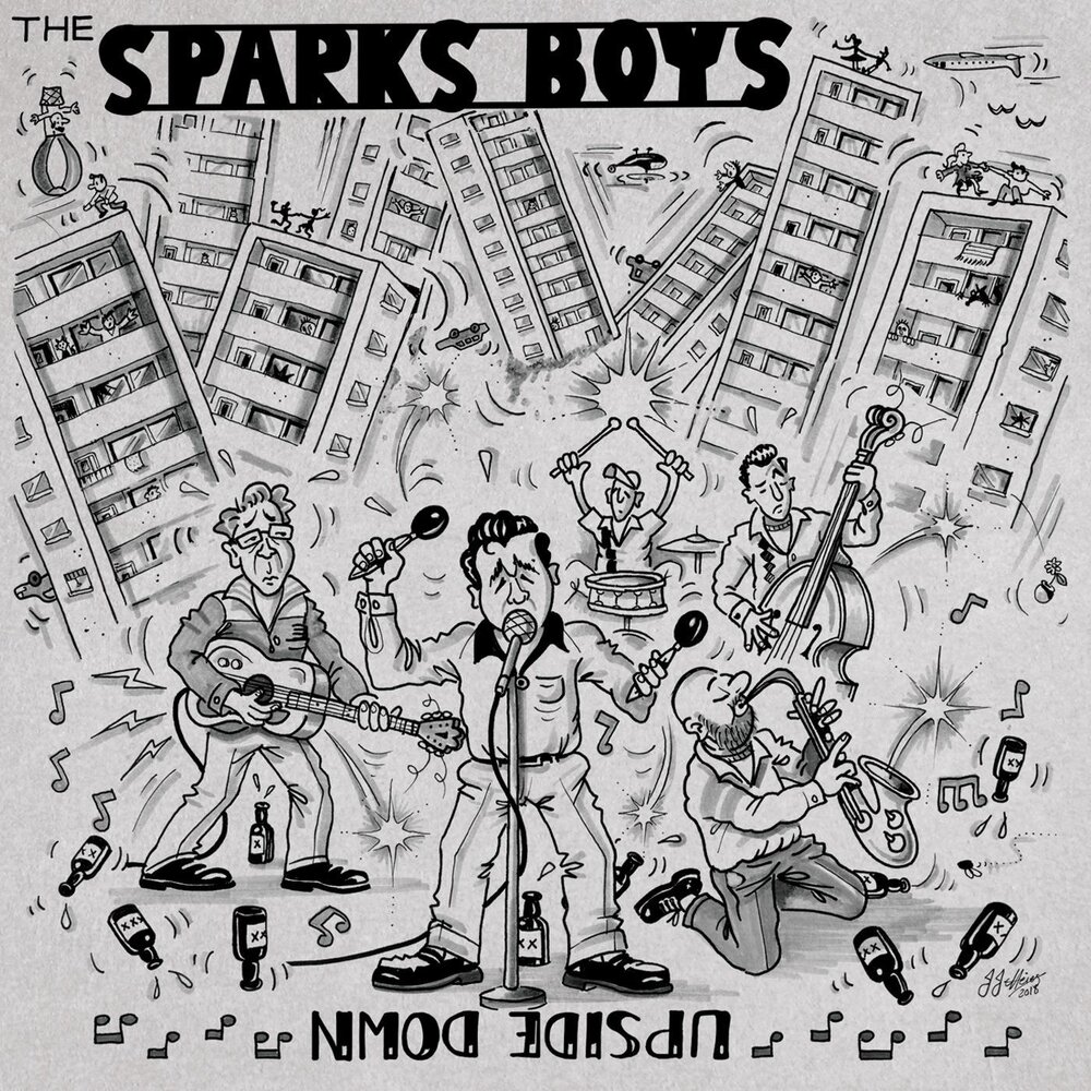 The Sparks Boys, Upside Down, 2019, обложка альбома
