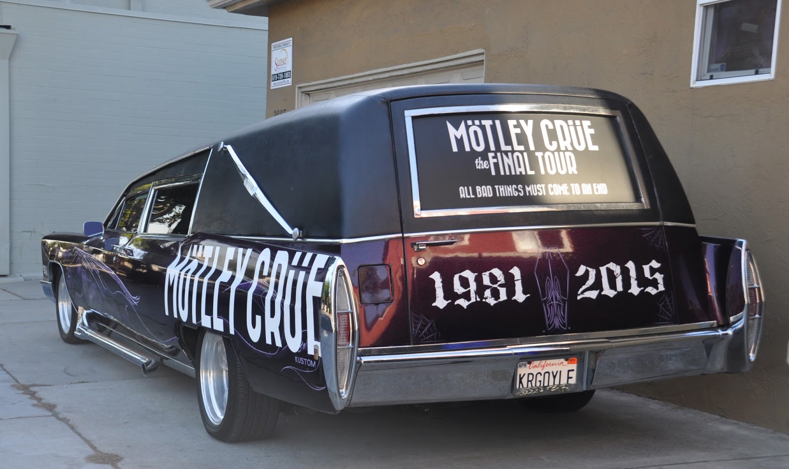 Barris' Kargoyle with Mötley Crüe stickers, photo 12.