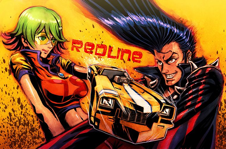 обзор аниме Redline (2009), автомобильная рок-н-ролльная фантасмагория