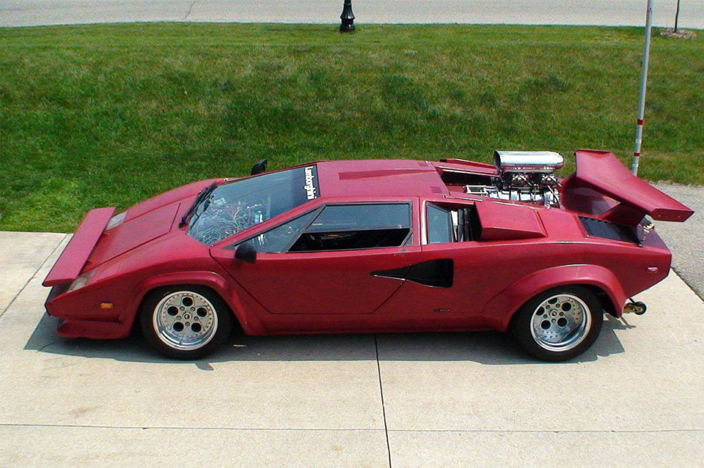Lamborghini Countach с V8 и супернаддувом, фотография 4.