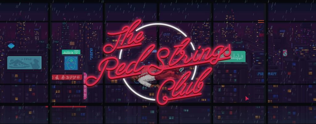 заставка игры Red Strings Club, обзор видеоигры