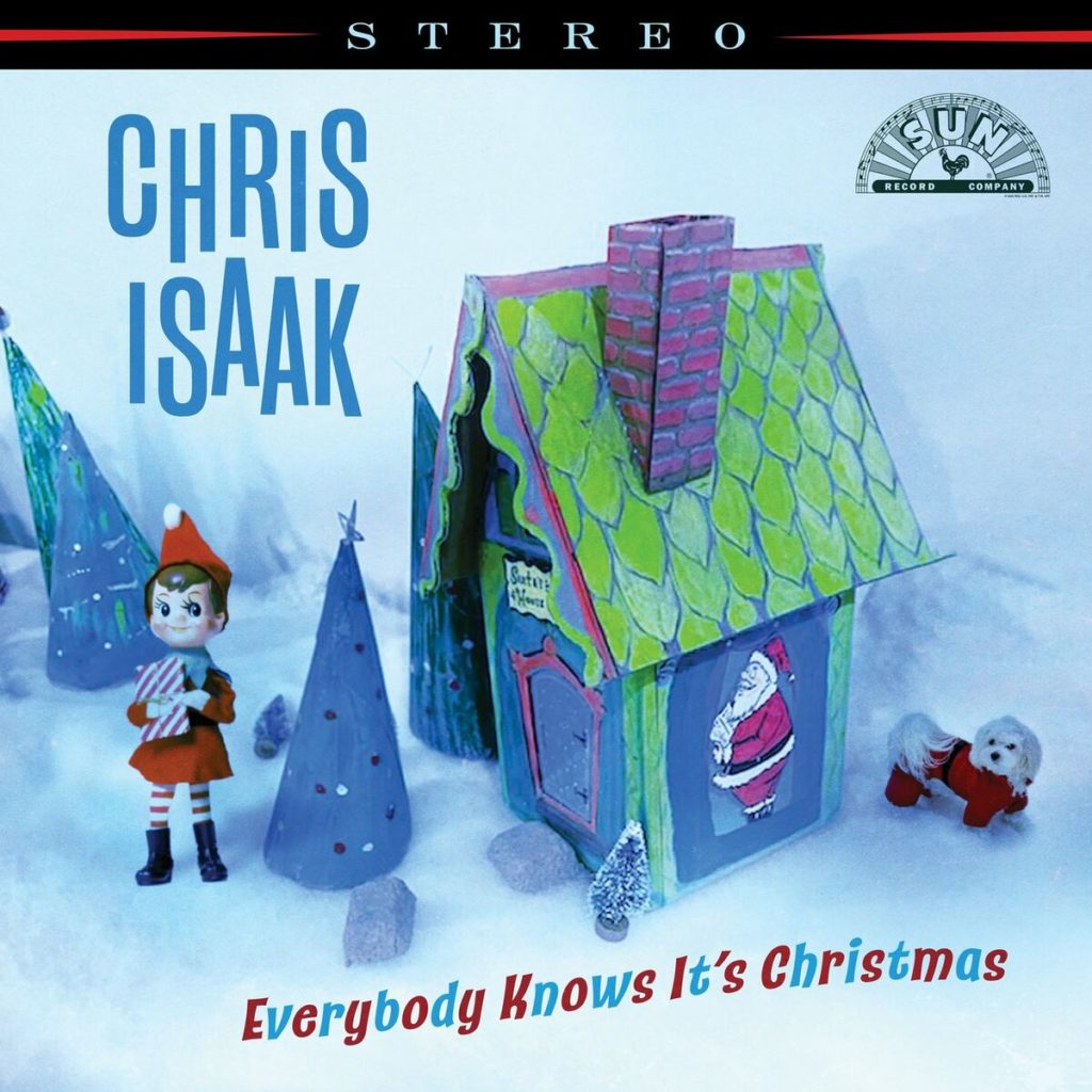 обложка альбома Криса Айзека Everybody Knows It's Christmas, 2022