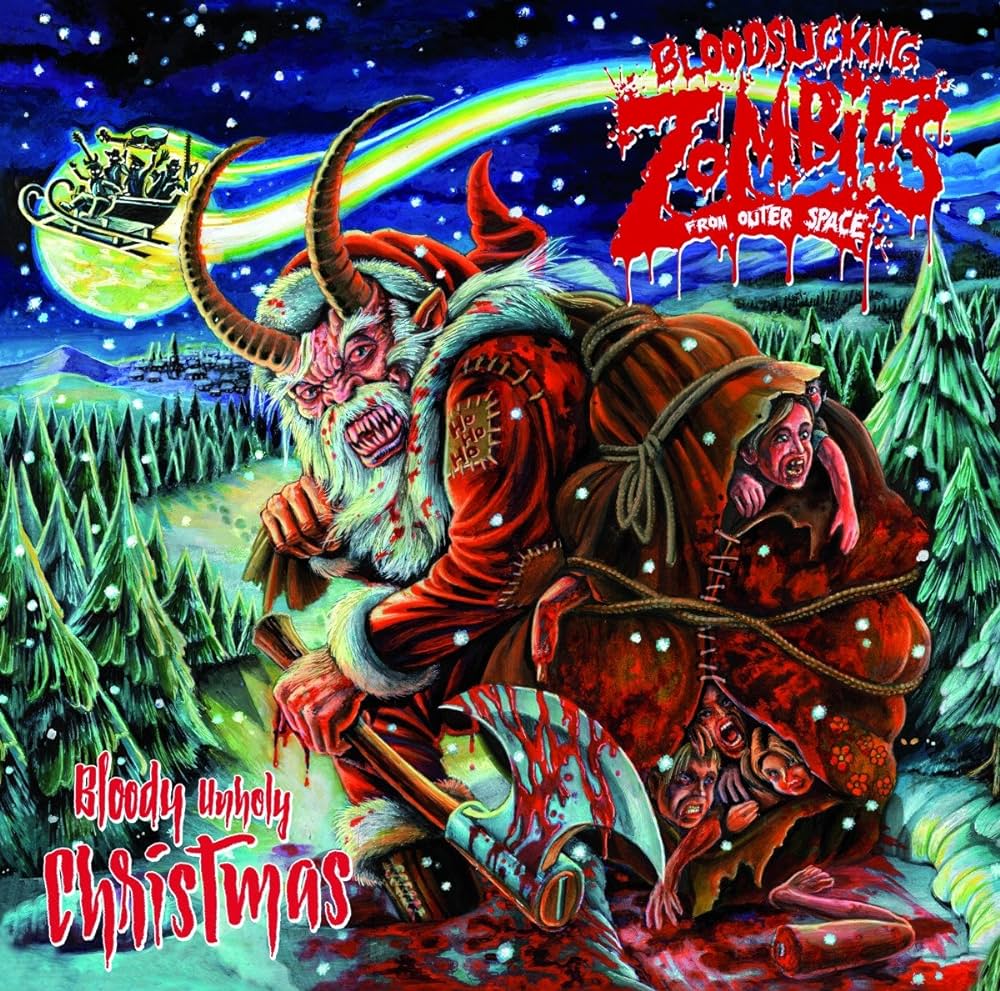 Bloody Uunholy Christmas, Bloodsucking Zombies from Outer Space, обложка альбома