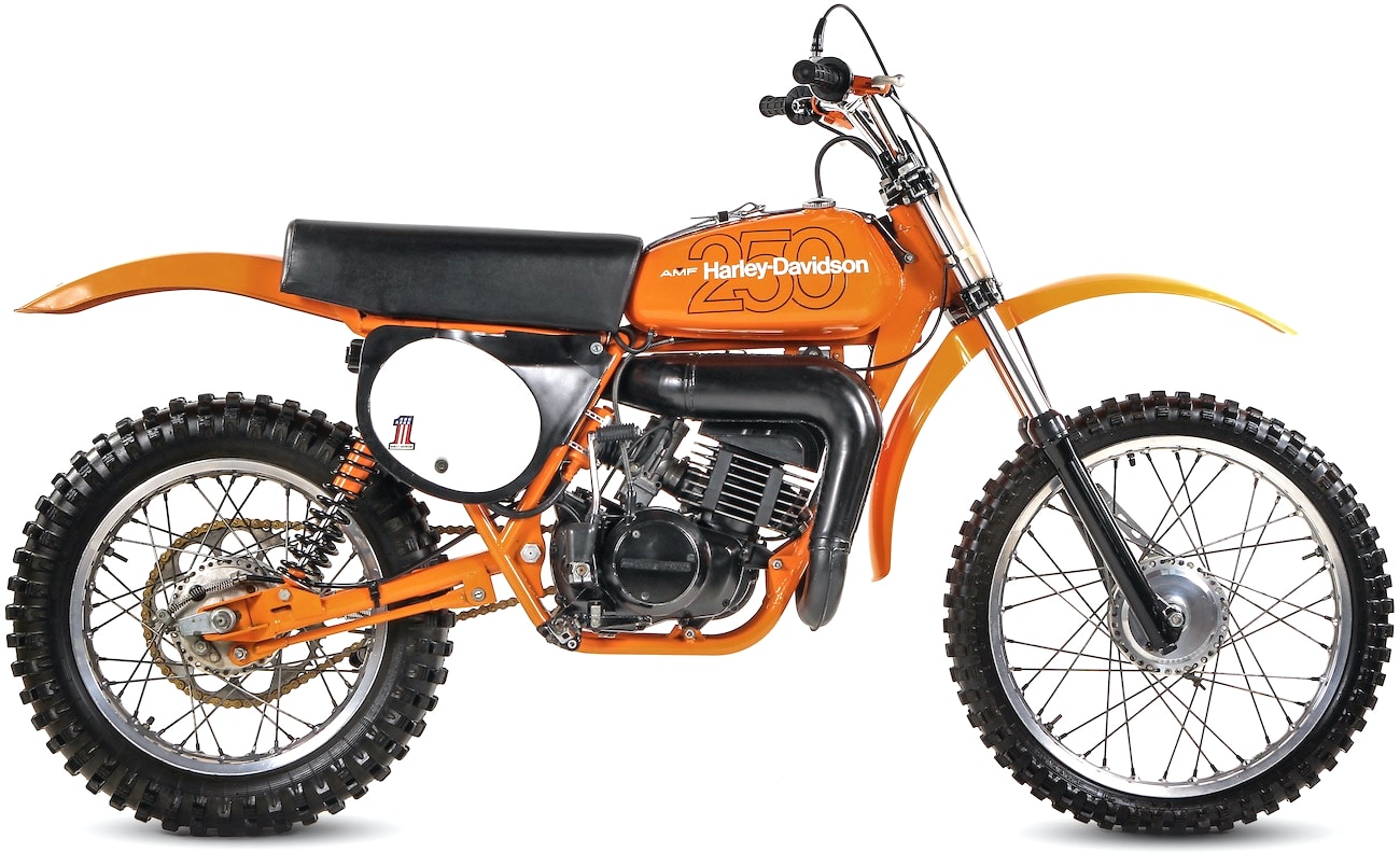 1977 Harley-Davidson MX250.
