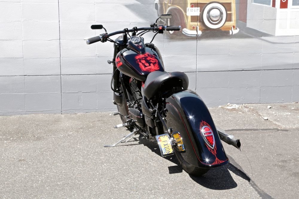 Кастомный мотоцикл Kawasaki 2000-ого года выпуска, фото 10.