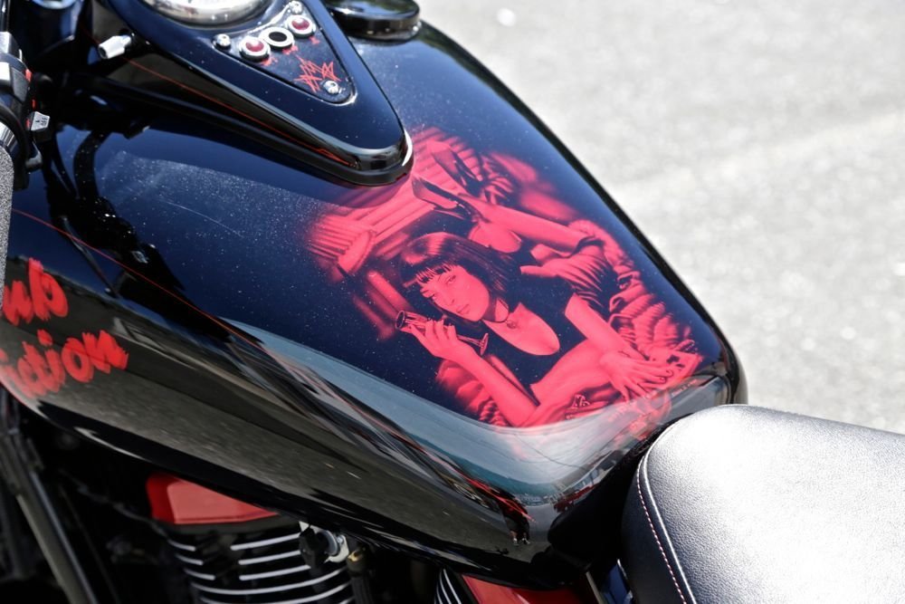 Кастомный мотоцикл Kawasaki 2000-ого года выпуска, фото 12.