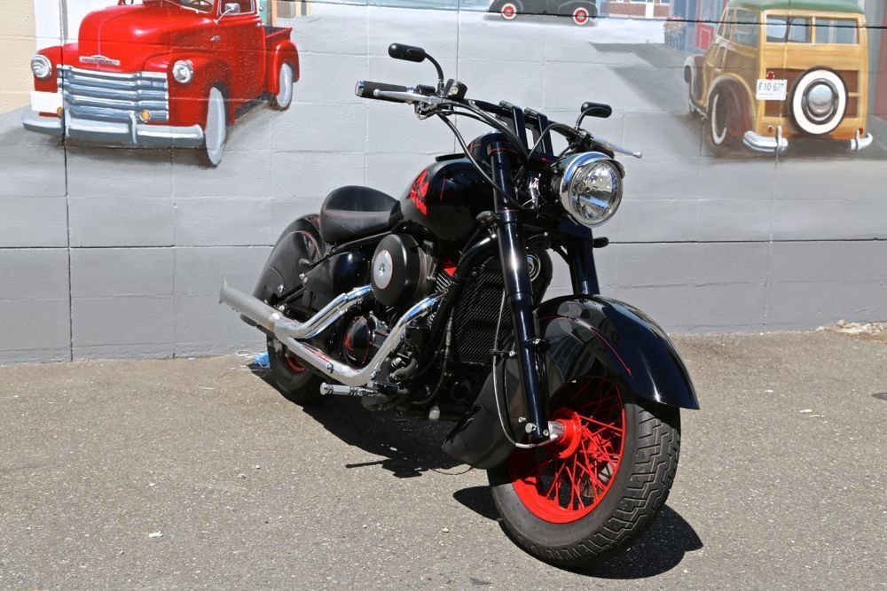 Кастомный мотоцикл Kawasaki 2000-ого года выпуска, фото 19.