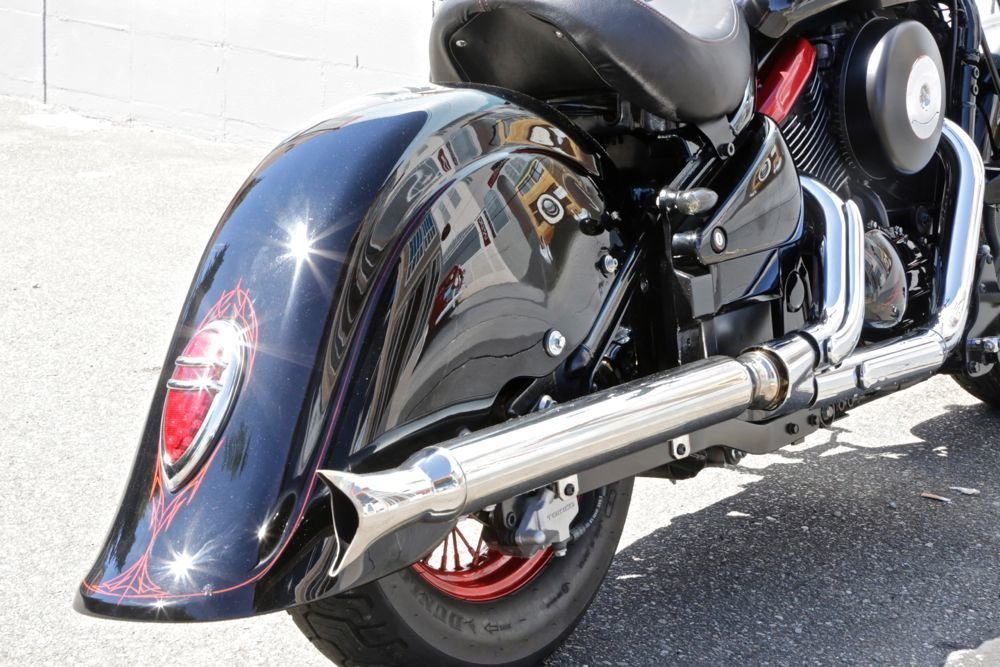 Кастомный мотоцикл Kawasaki 2000-ого года выпуска, фото 24.