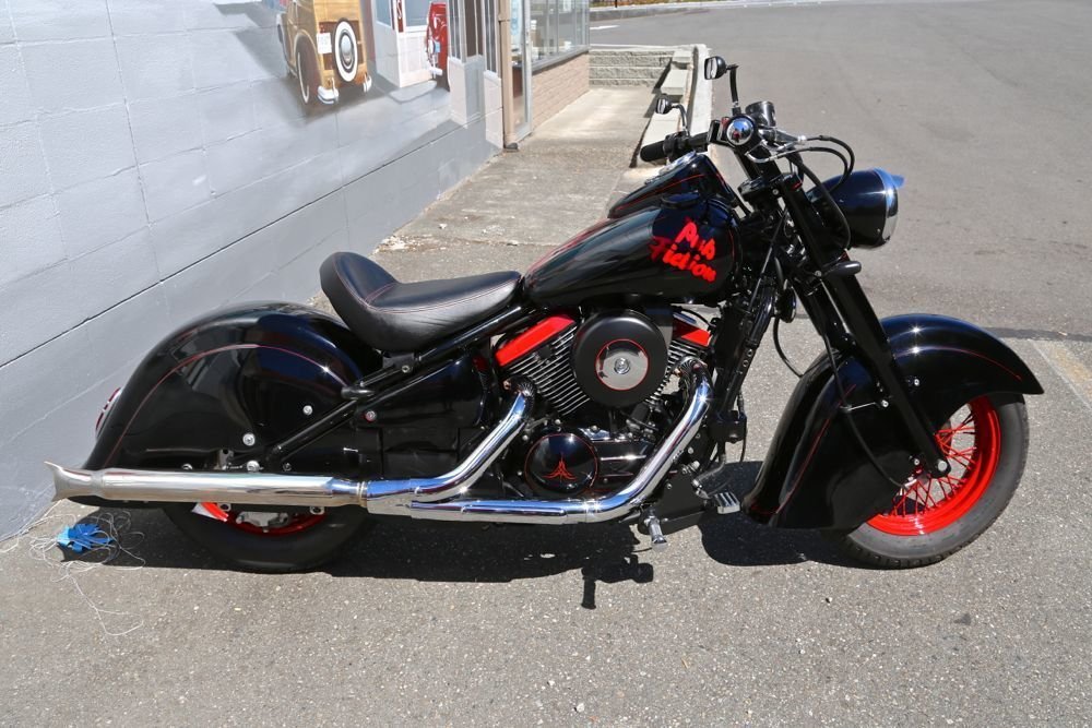 Кастомный мотоцикл Kawasaki 2000-ого года выпуска, фото 25.