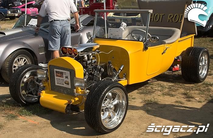 Хот-род Ford Model T с двигателем V4 от мотоцикла Yamaha V-Max, фото 01.