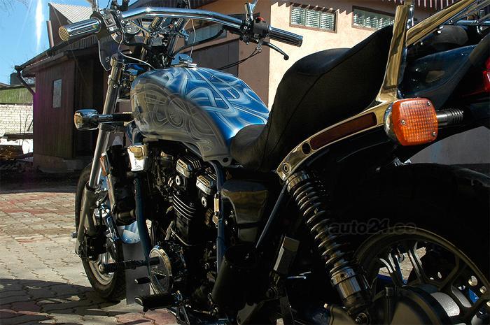 Чоппер на базе мотоцикла Honda Magna с двигателем V4, фото 06.