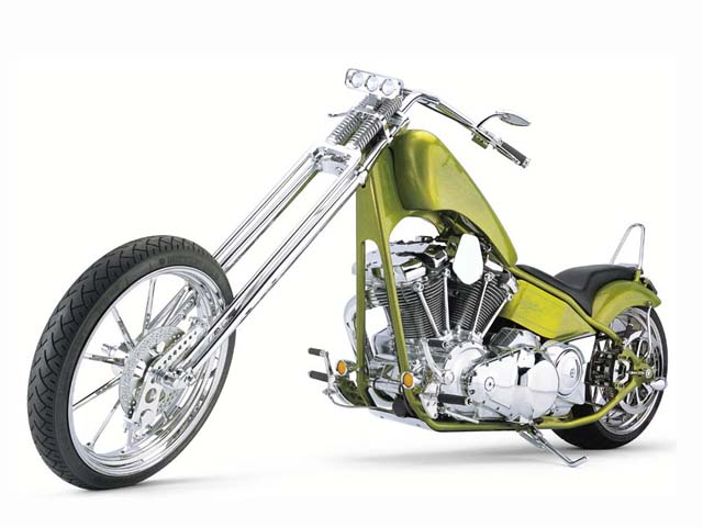 Чоппер на базе мотоцикла Kawasaki Vulcan 2000, фото 01.