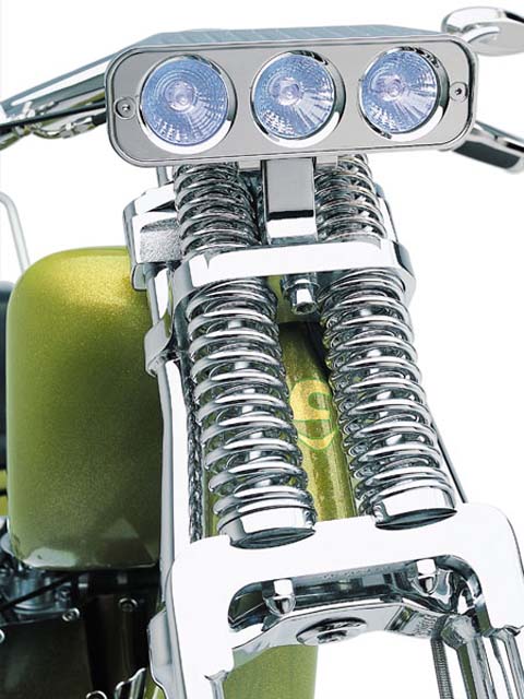 Чоппер на базе мотоцикла Kawasaki Vulcan 2000, фото 04.