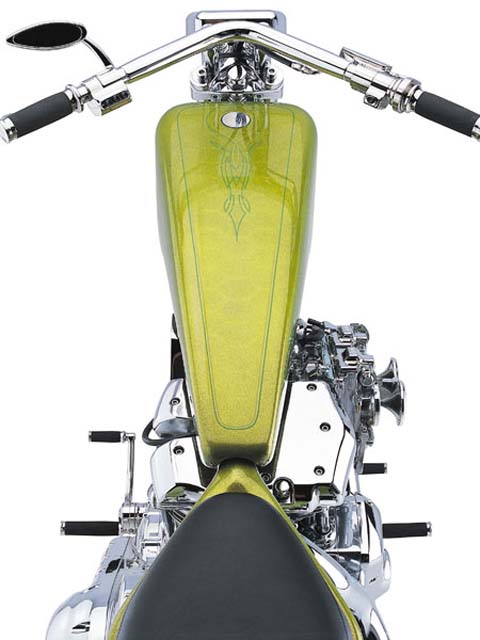 Чоппер на базе мотоцикла Kawasaki Vulcan 2000, фото 07.