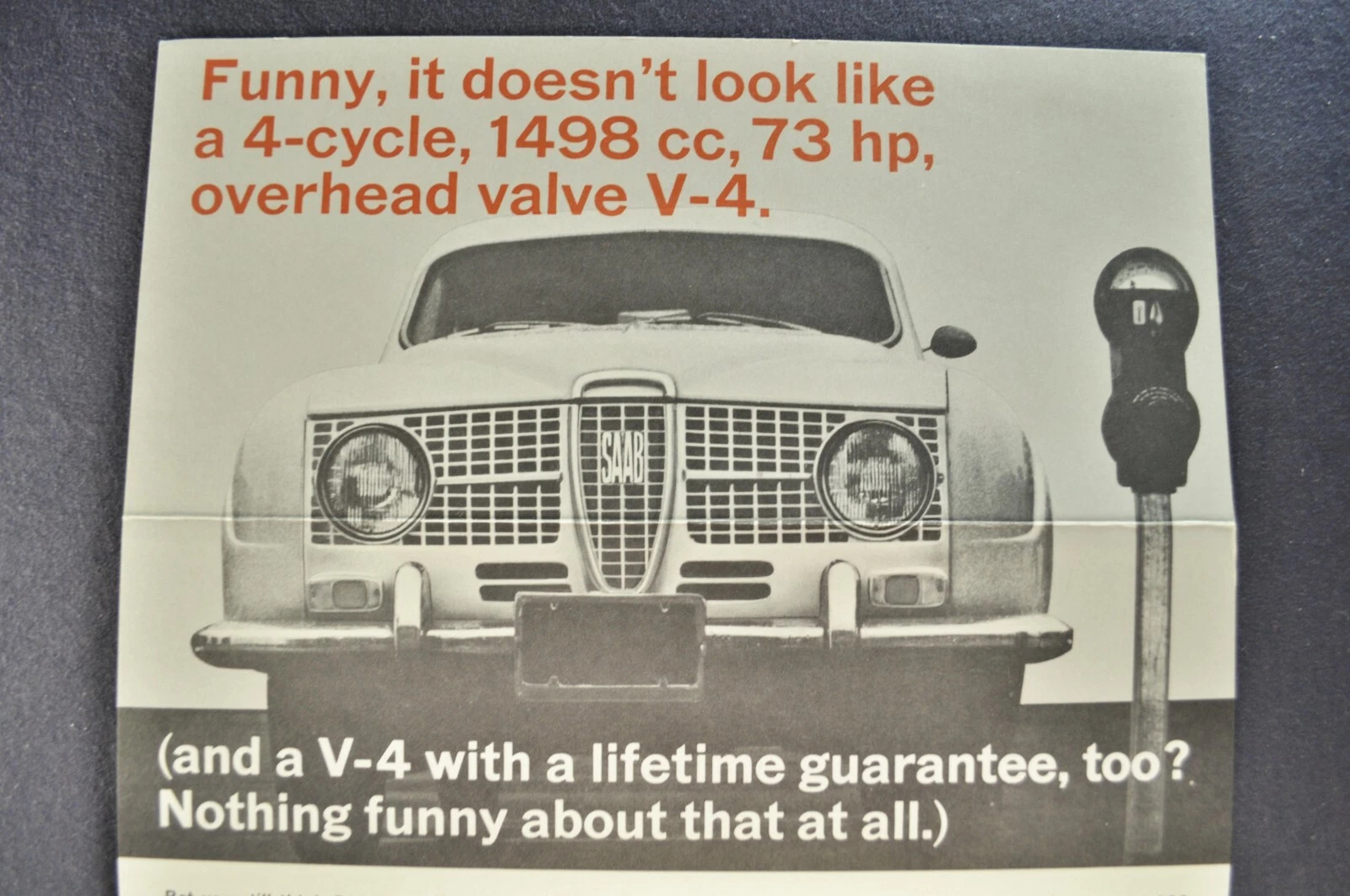 Реклама двигателя V4 от SAAB, фото 02.