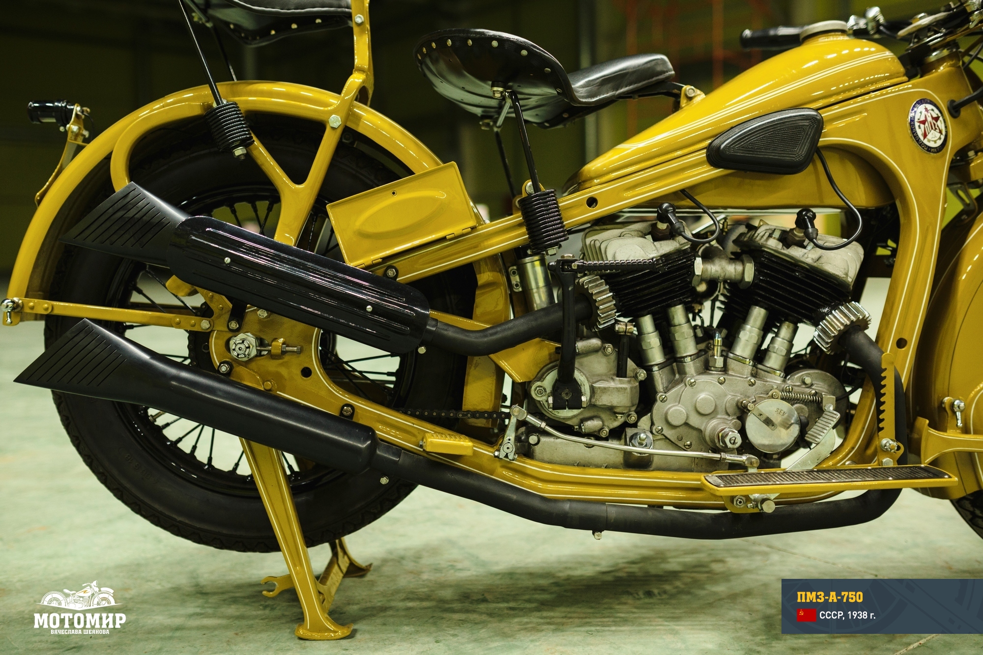 Мотоцикл ПМЗ-А-750, единственный советский мотоцикл с двигателем V-Twin, фото 09.