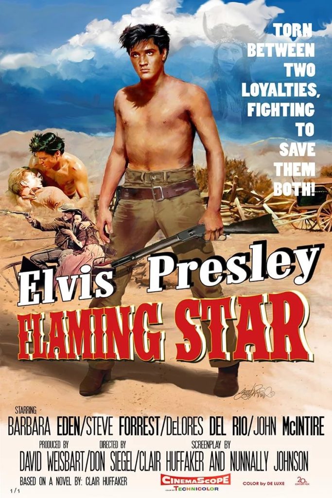 постер для dvd с фильмом Flaming Star