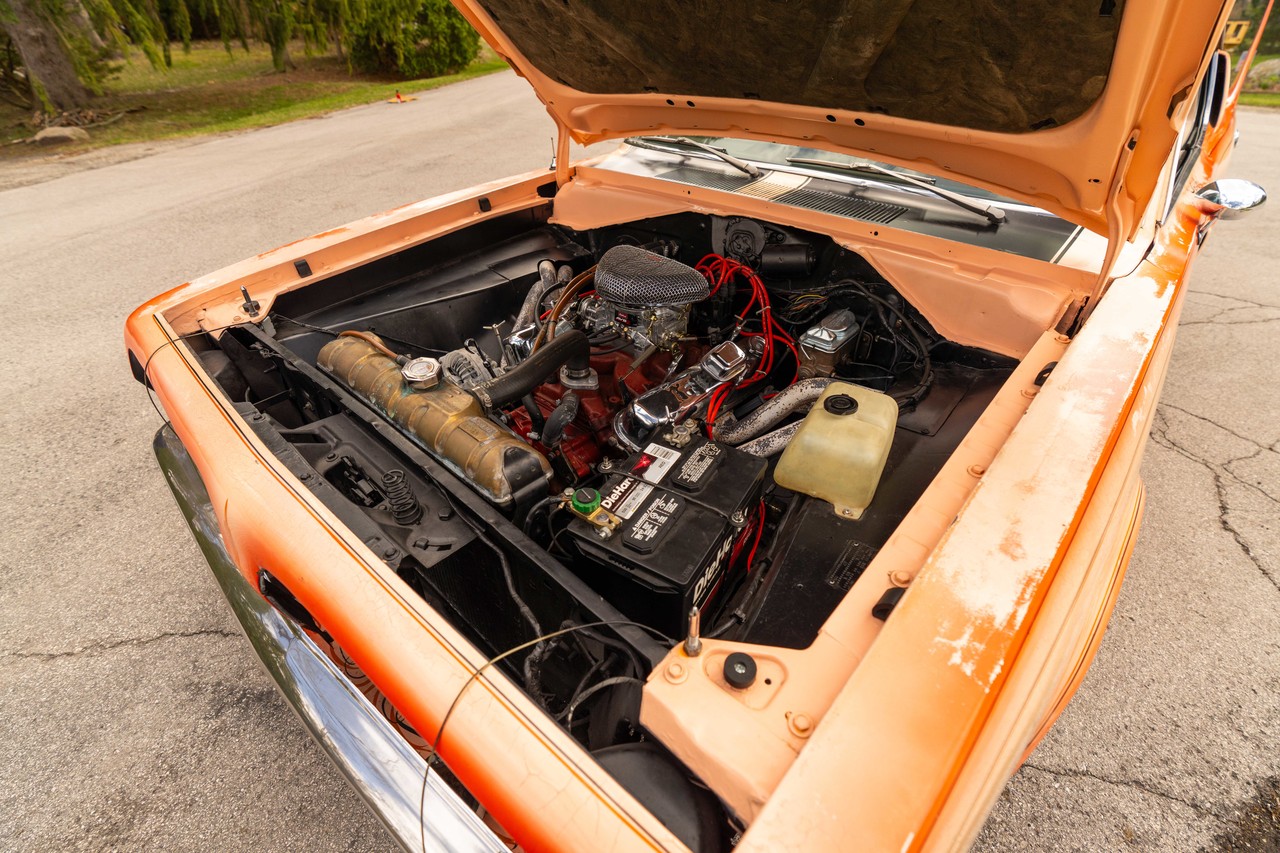 1967 Plymouth Barracuda из фильма Корки, двигатель, фото 2.