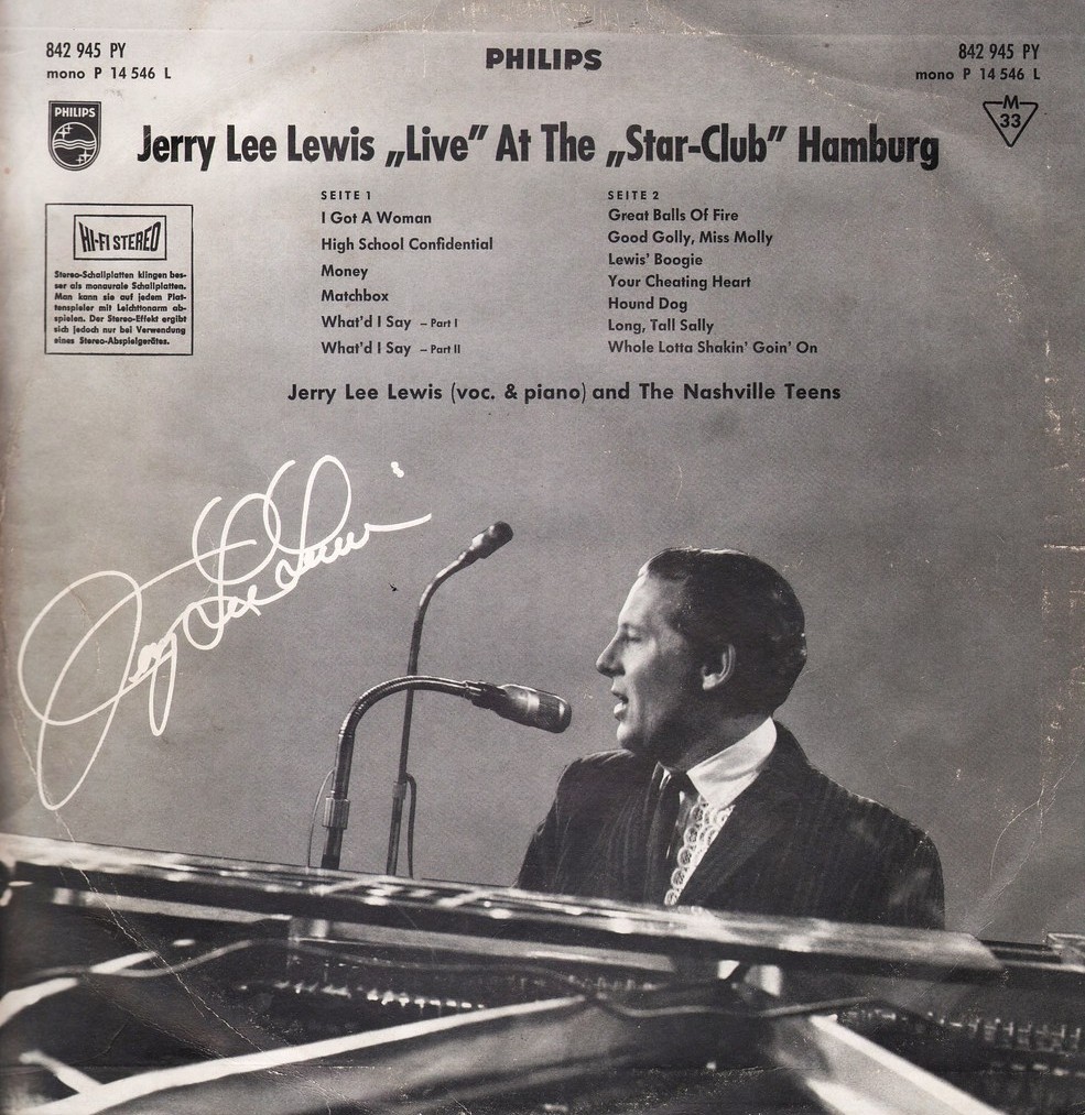 пластинка Джерри Ли Льюис, Live At The Star Club Hamburg, 1964