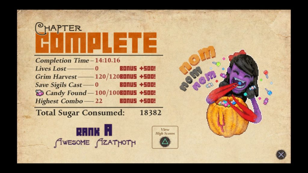 Скриншот из видеоигры They Bleed Pixels.