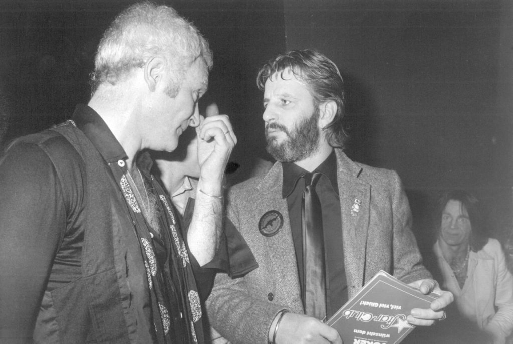 Тони Шеридан и Ринго Старр в клубе Стар, 1978