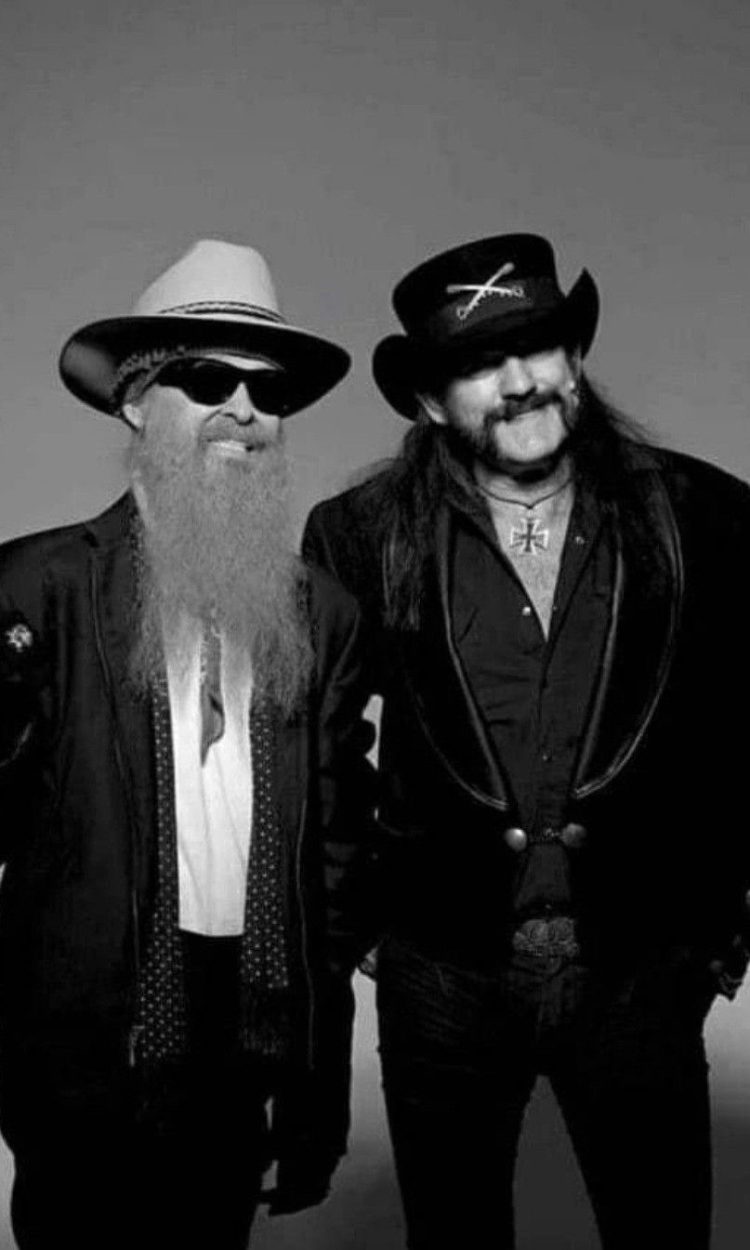 Лемми и Билли Гиббонс ZZ Top