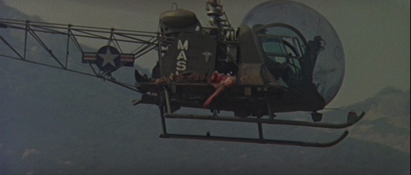 вертолет с раненым, госпиталь Мэш