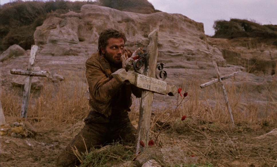 django-1966-019 искалеченный Джанго у могилы возлюбленной