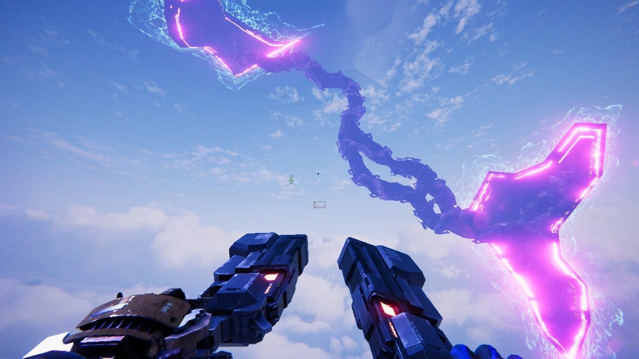 искусственное небо в Turbo Overkill, скриншот из игры