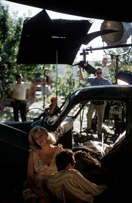 marilyn-monroe-the-misfits-03 Мэрилин Монро и Монтгомери Клифт на съемках The Misfits
