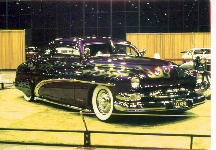 Кастомный Mercury 1950-ого года Rudy's Green Flame, фото 8.