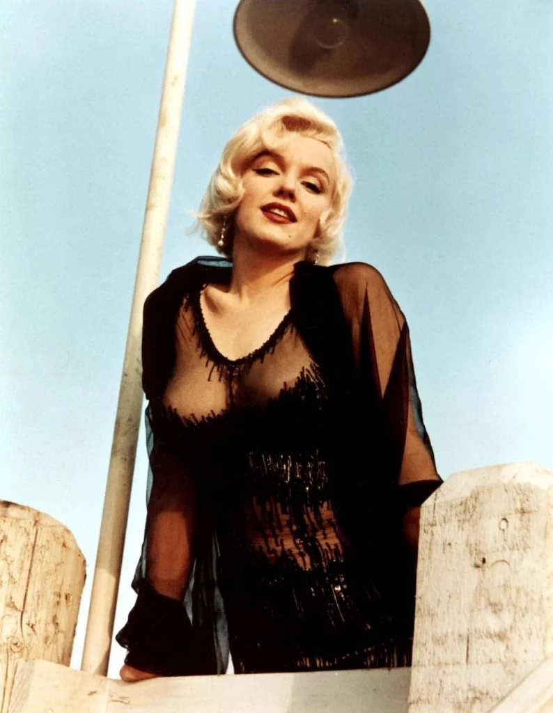 Мэрилин на съемках фильма Some Like It Hot