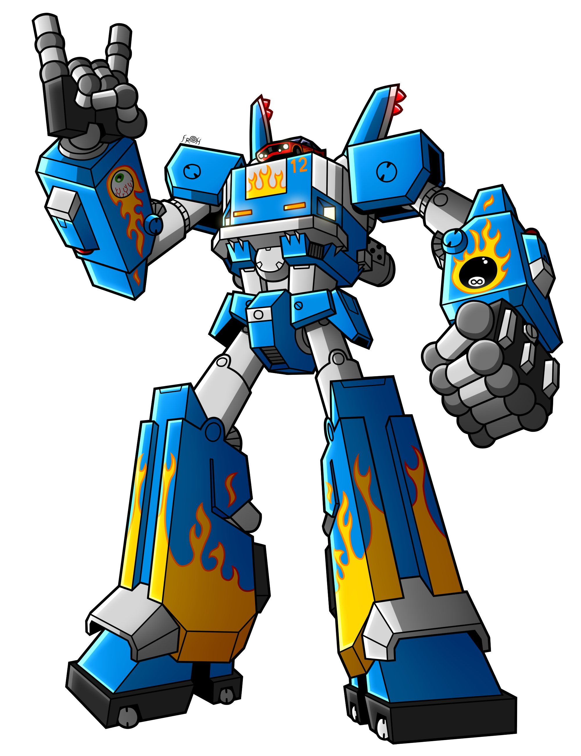 Фан-арт Megas XLR.