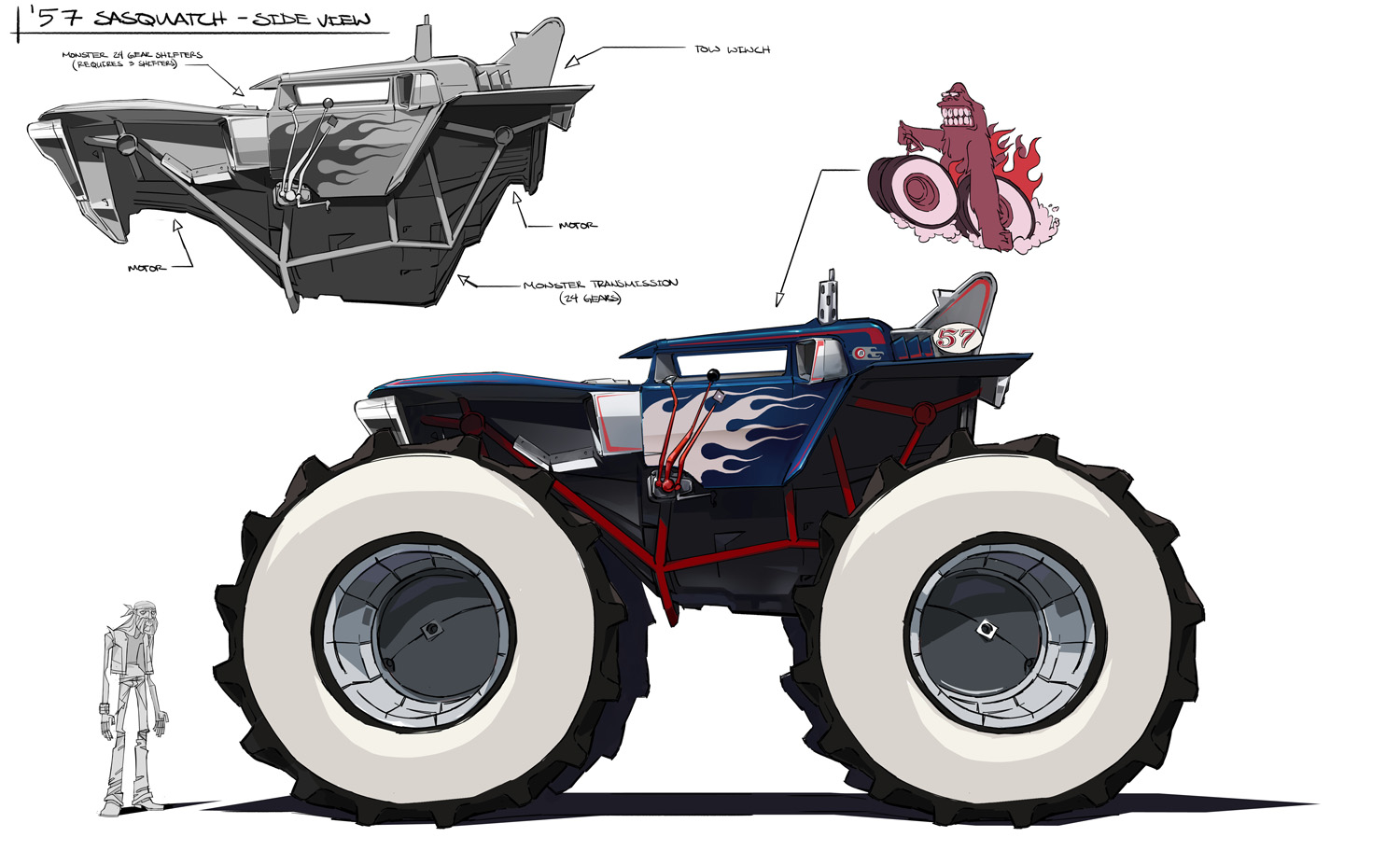 Концепт-арт анимационного сериала Motorcity, страница 6.