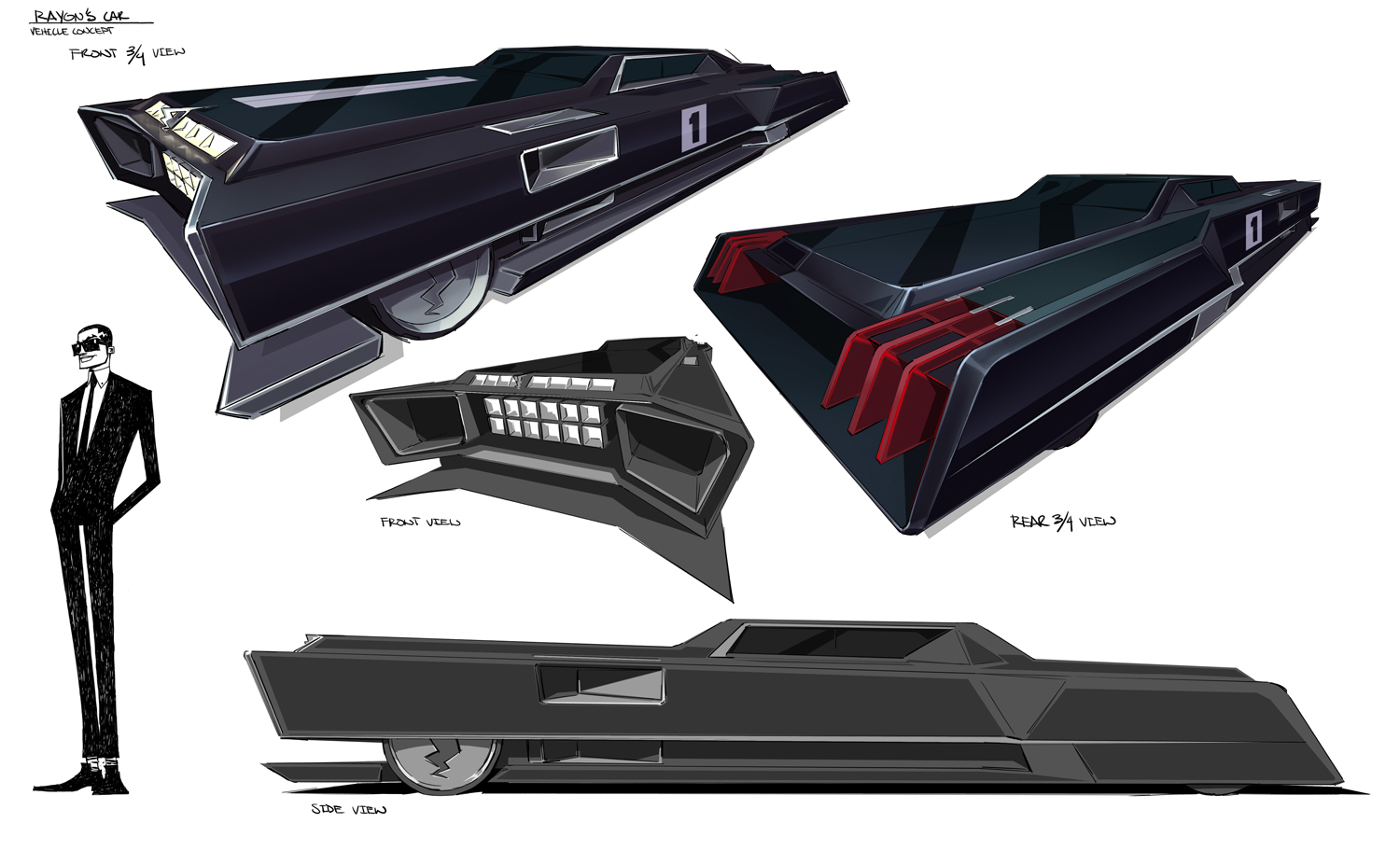Концепт-арт анимационного сериала Motorcity, страница 8.