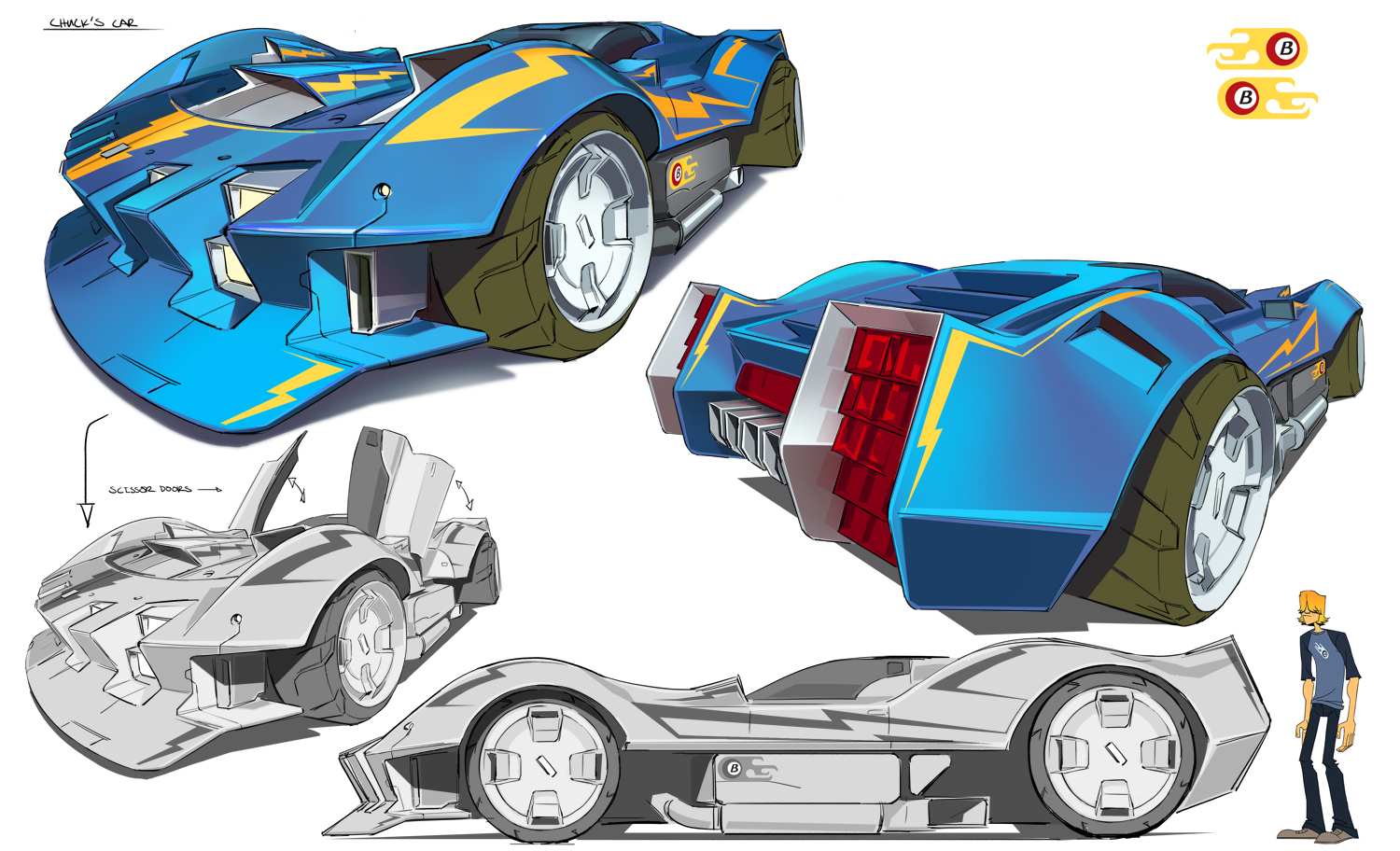 Концепт-арт анимационного сериала Motorcity, страница 11.