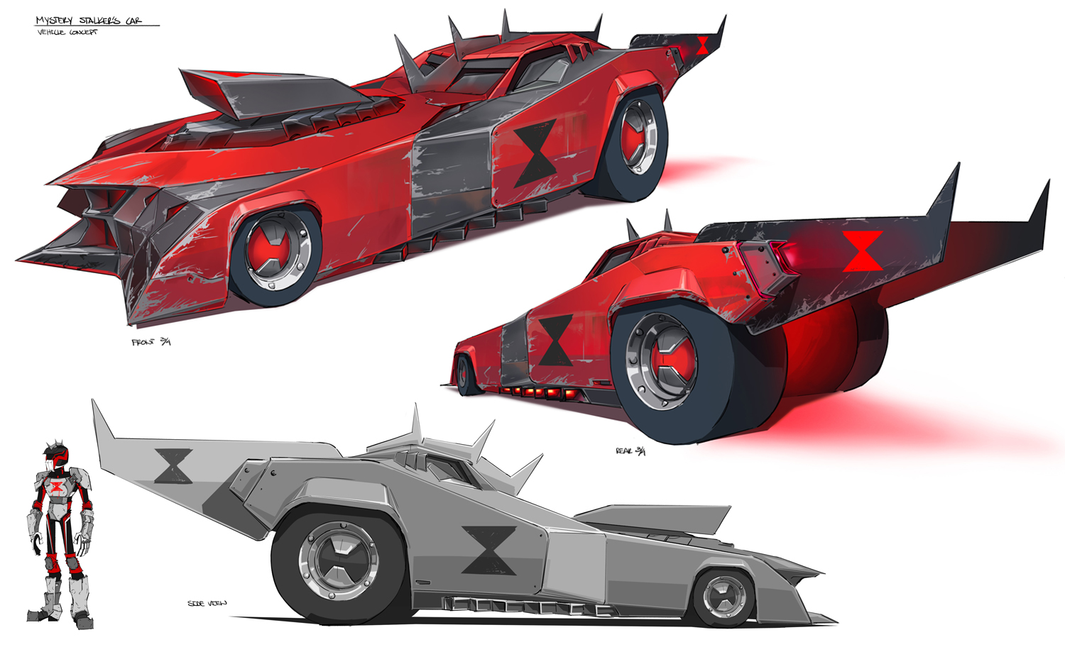 Концепт-арт анимационного сериала Motorcity, страница 13.