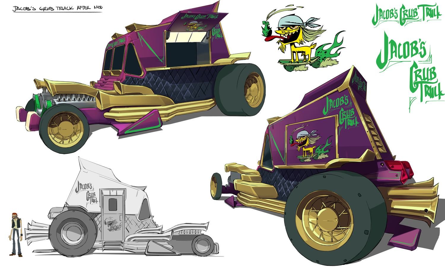 Концепт-арт анимационного сериала Motorcity, страница 19.