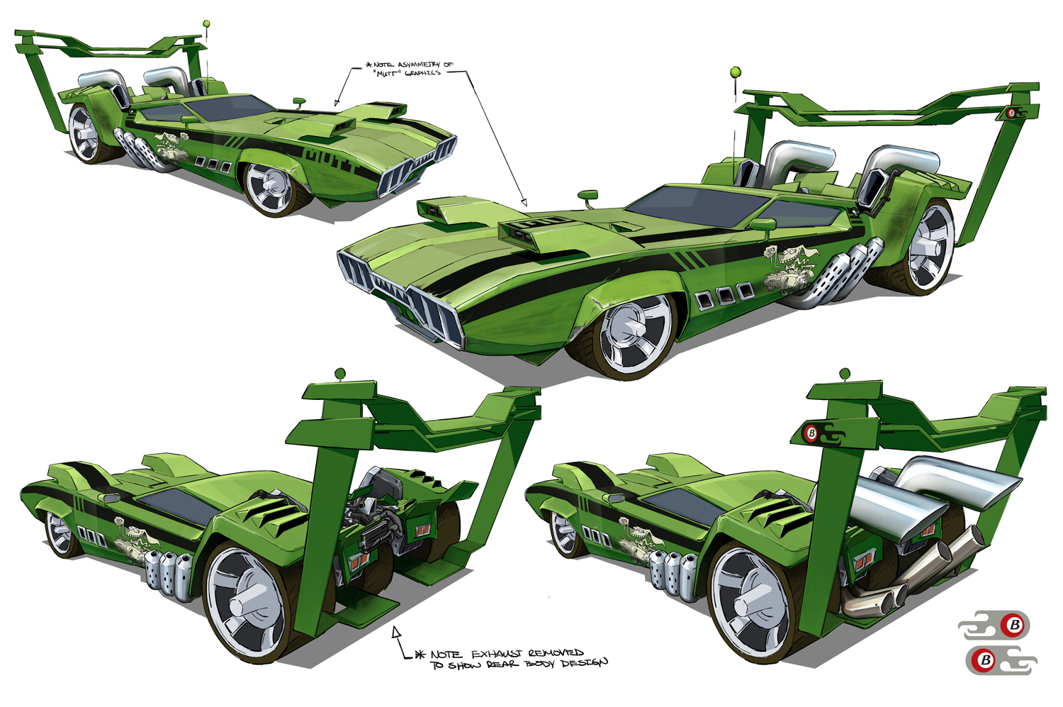 Концепт-арт анимационного сериала Motorcity, страница 20.