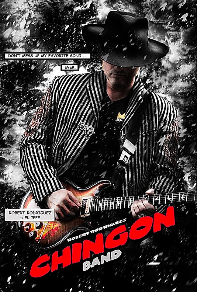 Роберт Родригес, лидер группы Chingon