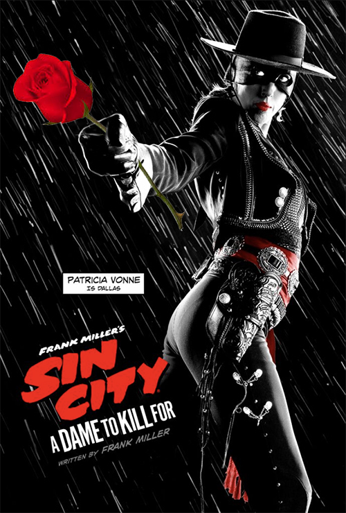 Патриция Вонн, постер для фильма Sin City A Dame To Kill For