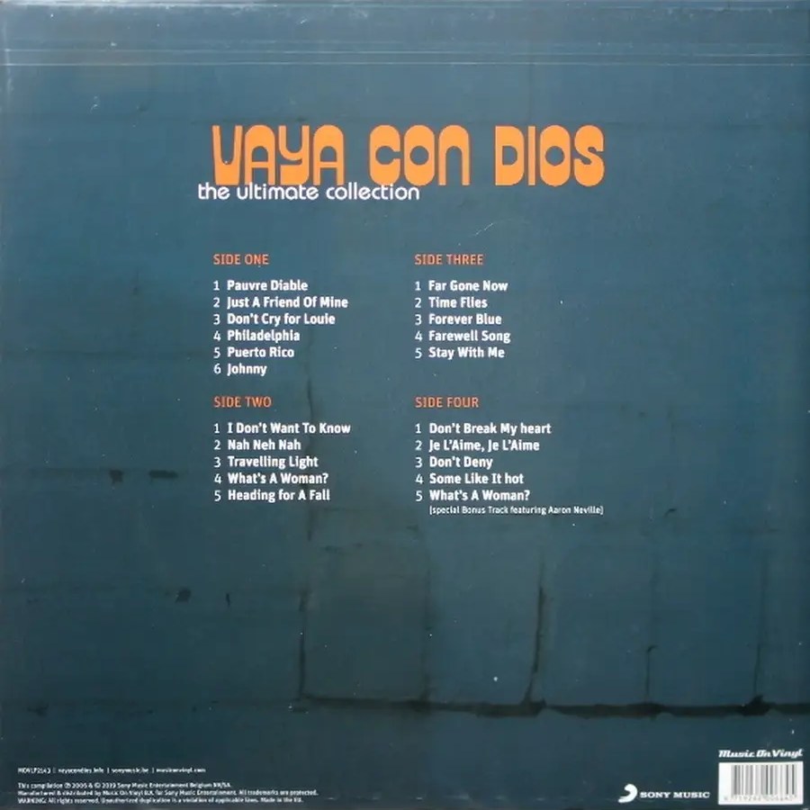 vaya con dios, ultimate collection 2 lp, купить винил